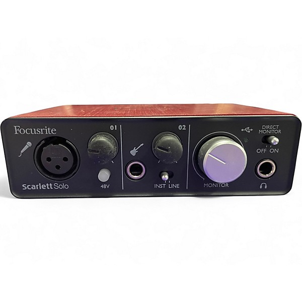元箱付 美品 Forcusrite Scarlett solo Used Focusrite Scarlett Solo Audio Interface | Guitar Center