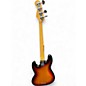 Used 2000s Fender American Standard Jazz Bass Fretless 3 Color Sunburst Electric Bass Guitar