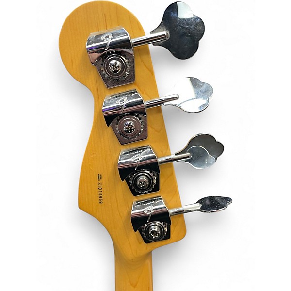 Used 2000s Fender American Standard Jazz Bass Fretless 3 Color Sunburst Electric Bass Guitar