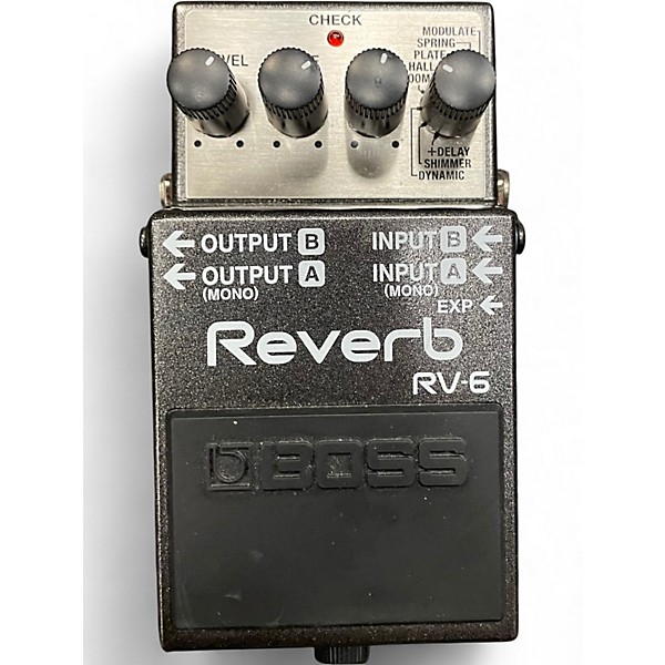 Used BOSS RV6 Digital Reverb Effect Pedal