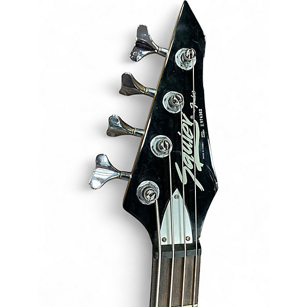 Used Squier HM Blue Electric Bass Guitar