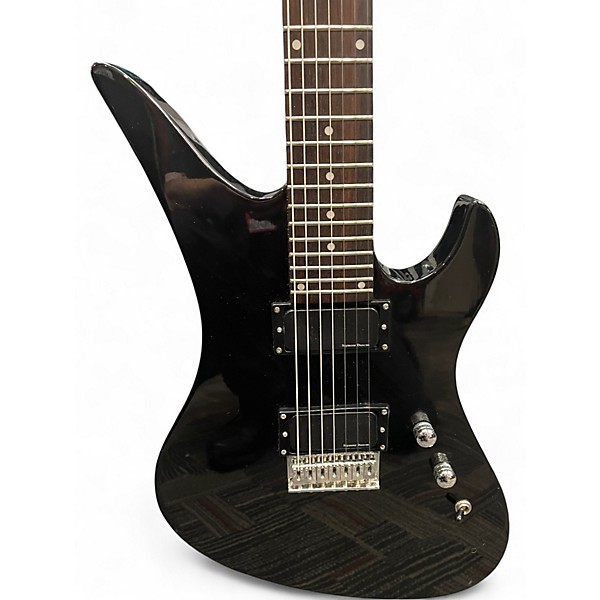 Used Schecter Guitar Research REVENGER Black Solid Body Electric Guitar