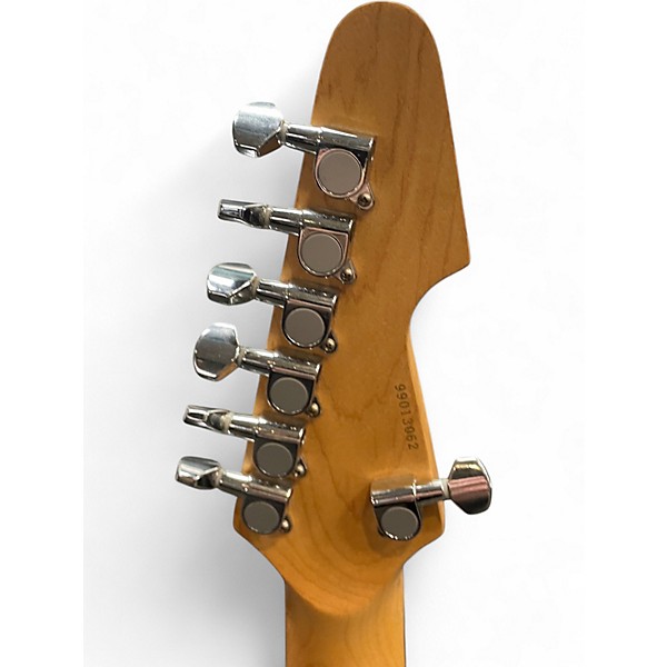 Used Schecter Guitar Research REVENGER Black Solid Body Electric Guitar