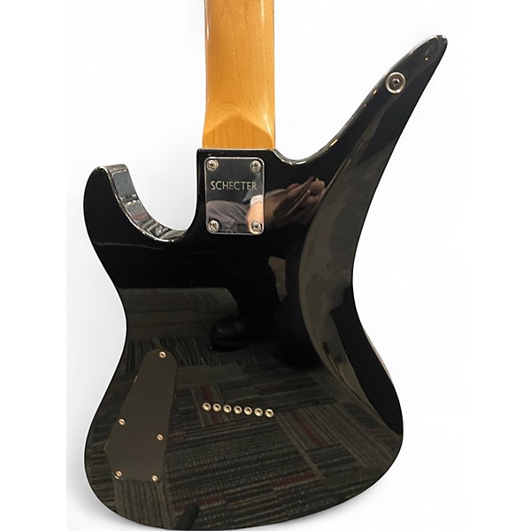 Used Schecter Guitar Research REVENGER Black Solid Body Electric Guitar