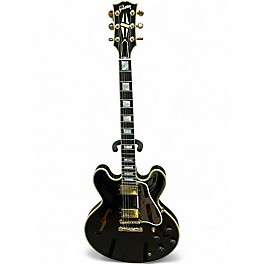 Used Gibson Custom Shop 1959 ES-355 Reissue Ebony Hollow Body Electric Guitar