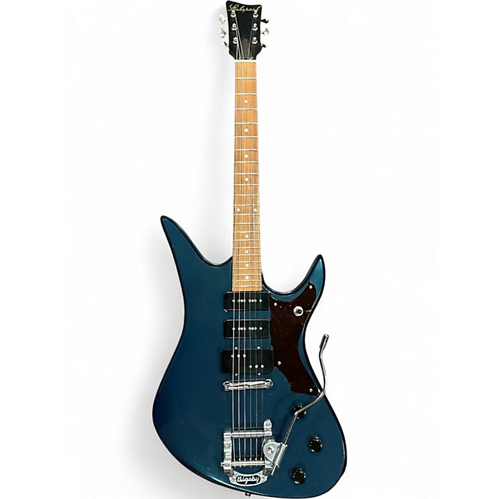 ギター NARB Overdrive Echopark Guitars Used 2023 Echopark Raven 3 Joe Perry Signature Pelham Blue Solid