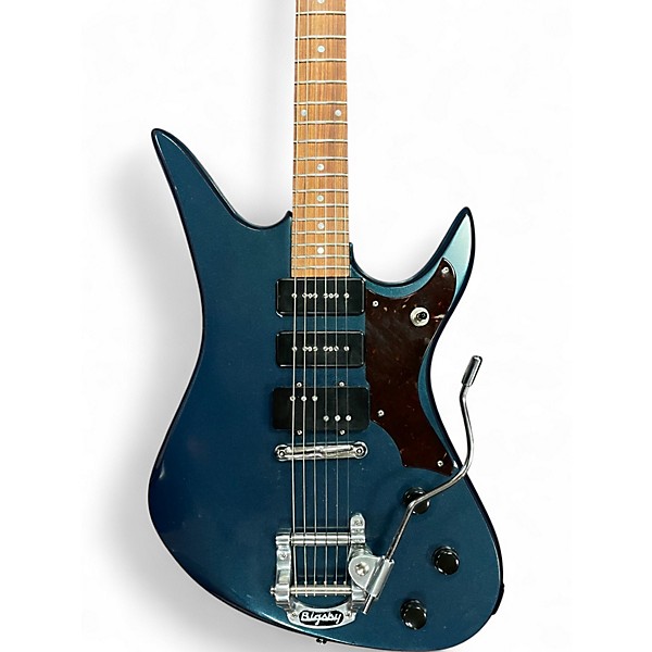 Used 2023 Echopark Raven 3 Joe Perry Signature Pelham Blue Solid Body Electric Guitar