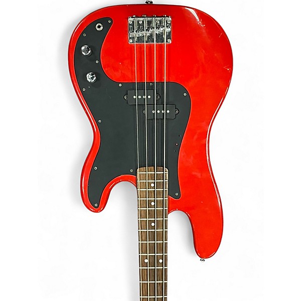 Used Epiphone ACCU BASS JR Red Electric Bass Guitar