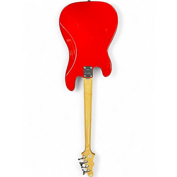 Used Epiphone ACCU BASS JR Red Electric Bass Guitar