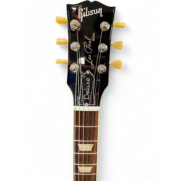 Used Gibson Les Paul Deluxe 70s Gold Top Solid Body Electric Guitar