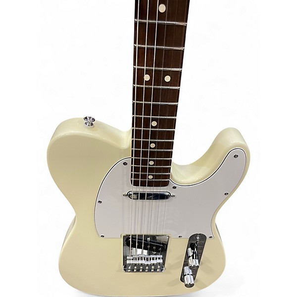 Used Fender Standard Telecaster Olympic White Solid Body Electric Guitar
