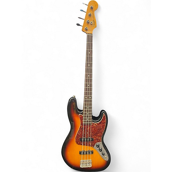 Used Fender Classic Series '60s Jazz Bass 3 Tone Sunburst Electric Bass Guitar