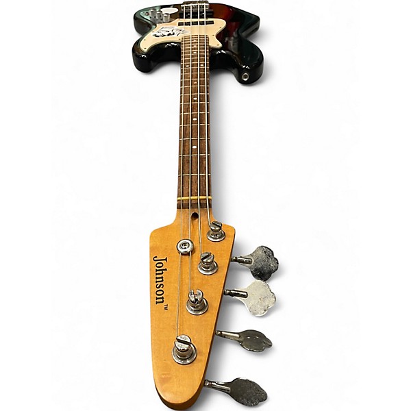 Used Johnson BASS Black Electric Bass Guitar