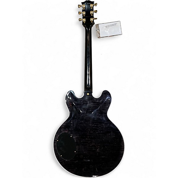 Used Gibson BB King Signature Lucille Black with Silver Pinstripes Hollow Body Electric Guitar