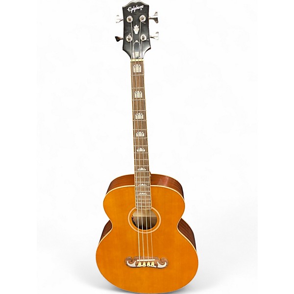 Used Epiphone El Capitan J200 Antique Natural Acoustic Bass Guitar