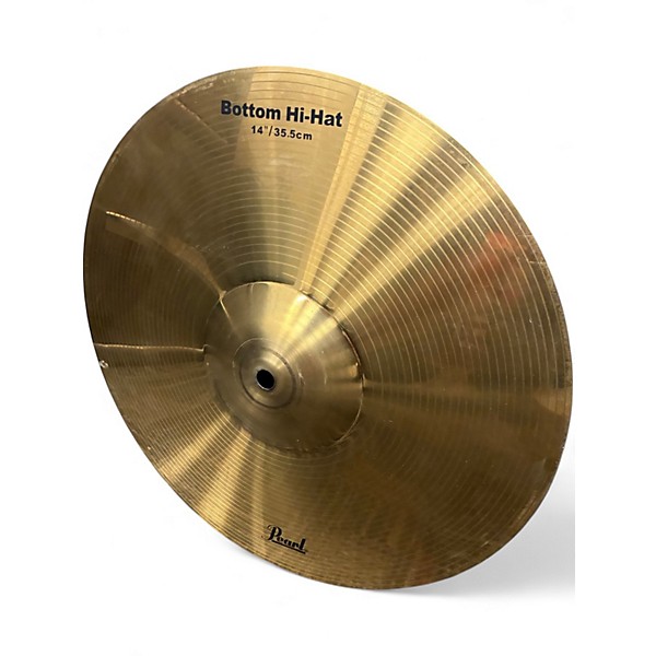 Used Pearl 14in Hi-Hat Bottom 14" Cymbal