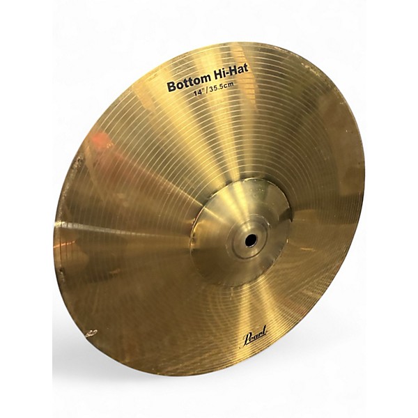 Used Pearl 14in Hi-Hat Bottom 14" Cymbal