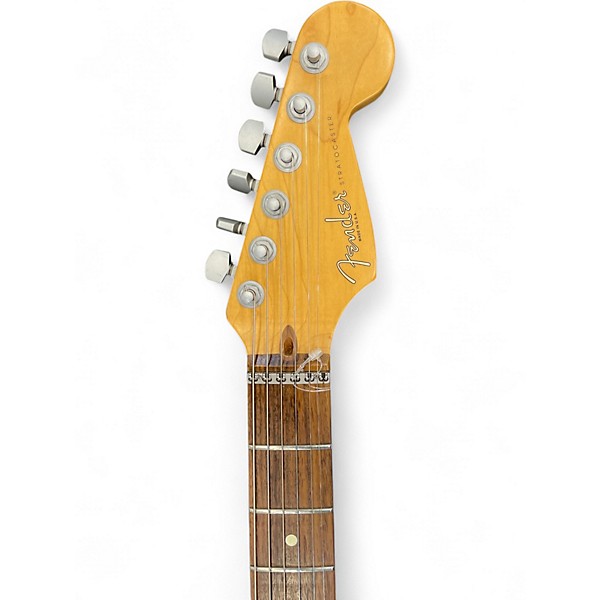 Used Fender STATOCASTER PLUS Red Solid Body Electric Guitar