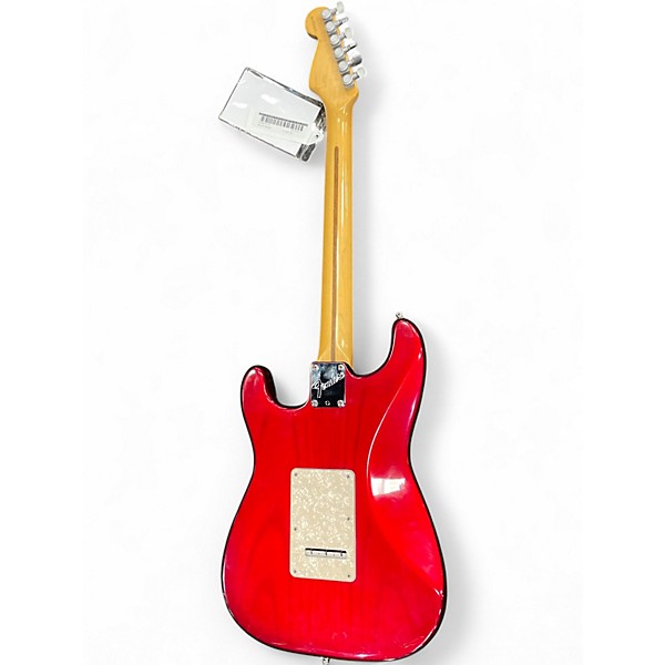 Used Fender STATOCASTER PLUS Red Solid Body Electric Guitar
