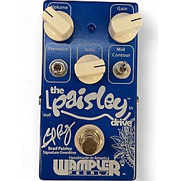 Used Wampler Brad Paisley Signature Overdrive Effect Pedal