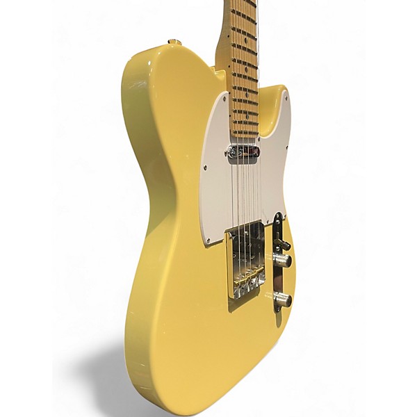 Used 2025 Fender American Performer Telecaster Vintage White Solid Body Electric Guitar