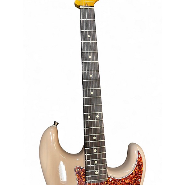 Used 2024 Fender American Professional II Stratocaster Thinline LTD trans pink Hollow Body Electric Guitar