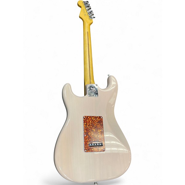 Used 2024 Fender American Professional II Stratocaster Thinline LTD trans pink Hollow Body Electric Guitar