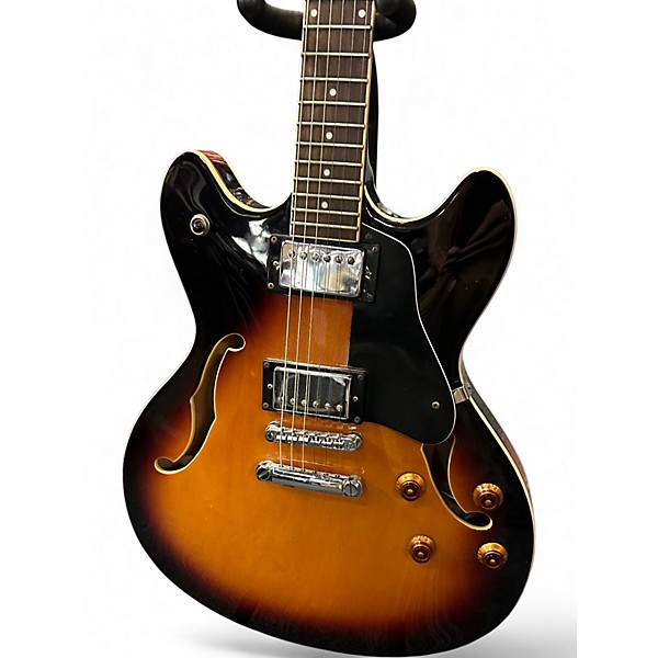 Washburn HB-30 サンバースト Washburn HB30 Semi-Hollowbody Dual Humbucker Electric Guitar
