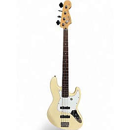 Used Fender Jazz Bass Olympic White Electric Bass Guitar