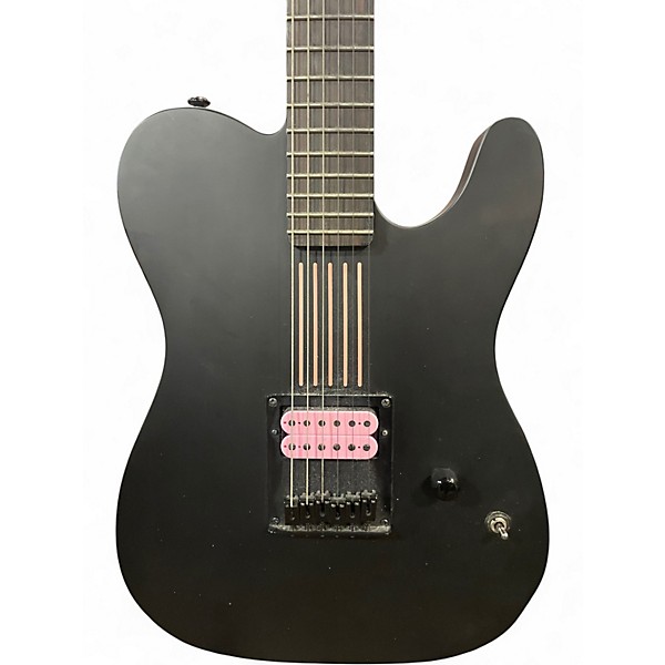 Used Schecter Guitar Research MACHINE GUN KELLY BLACK PINK Solid Body Electric Guitar