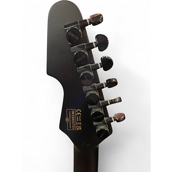 Used Schecter Guitar Research MACHINE GUN KELLY BLACK PINK Solid Body Electric Guitar