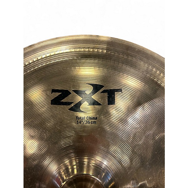 Used Zildjian 14in ZXT TOTAL CHINA Cymbal