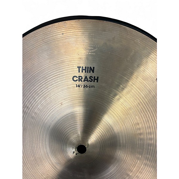 Used Zildjian 14in A Series Thin Crash Cymbal