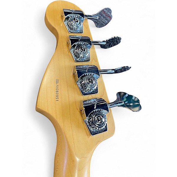 Used Fender American Standard Precision Bass AQUA MARINE Electric Bass Guitar
