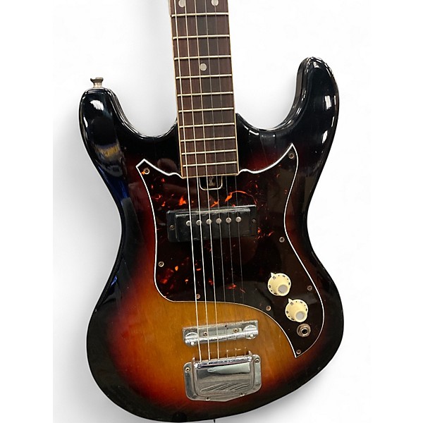 Used Lorento Single Pickup 2 Color Sunburst Solid Body Electric Guitar