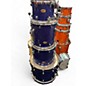 Used Ludwig 4 Piece Centennial Royal Blue Drum Kit thumbnail