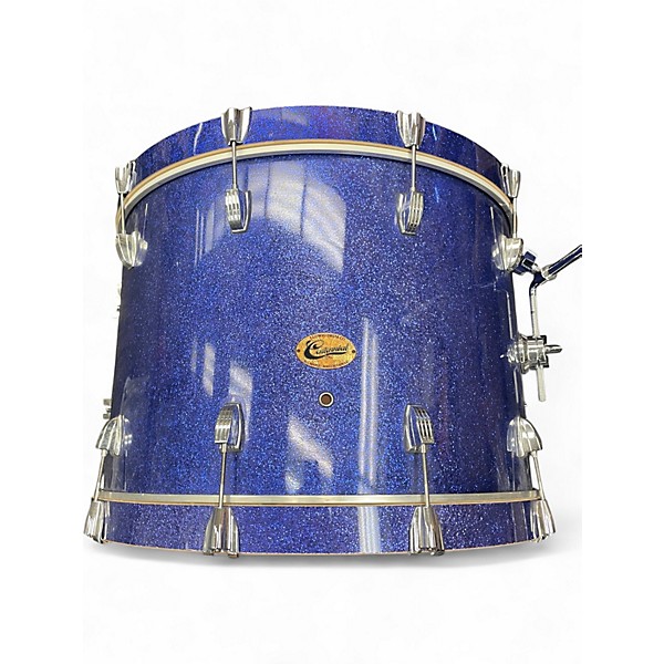 Used Ludwig 4 Piece Centennial Royal Blue Drum Kit
