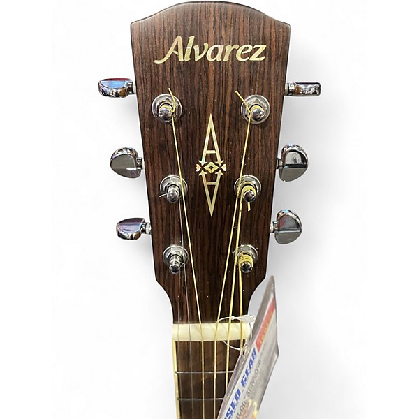 Used Alvarez ad60lce Natural Acoustic Electric Guitar