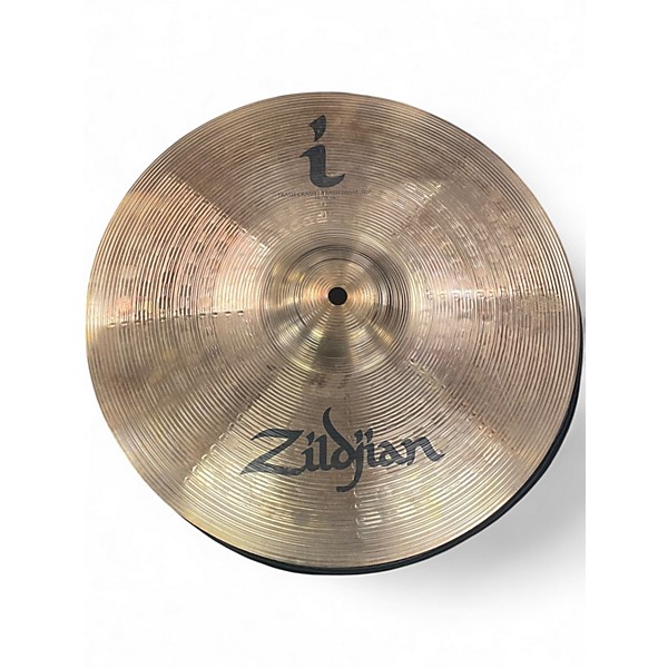 Used Zildjian 14in trash crash/trash hi hat top Cymbal