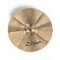 Used Zildjian 14in trash crash/trash hi hat top Cymbal