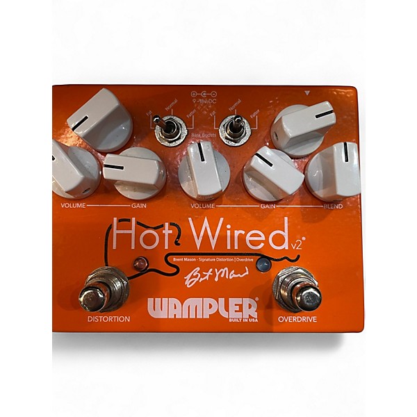 Used Wampler hot wired V2 breNt mason Effect Pedal