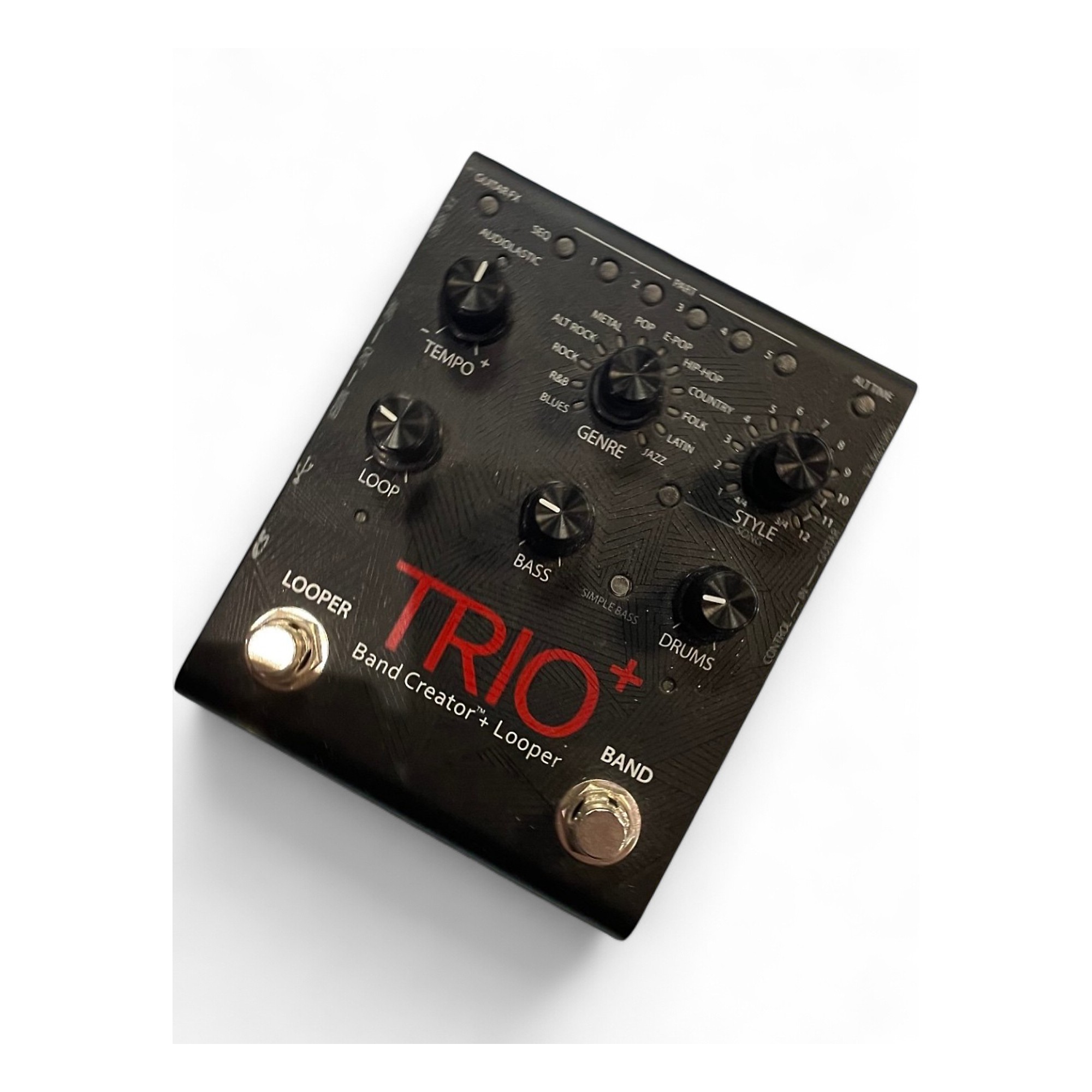 ギター TRIO+ Band Creator Looper Amazon.com: DigiTech Trio+ Band Creator and Looper Pedal