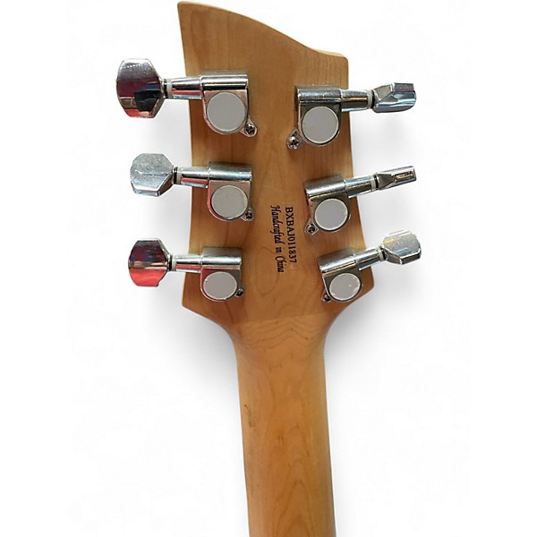 Used 2015 Peavey RETRO FIRE Black Solid Body Electric Guitar