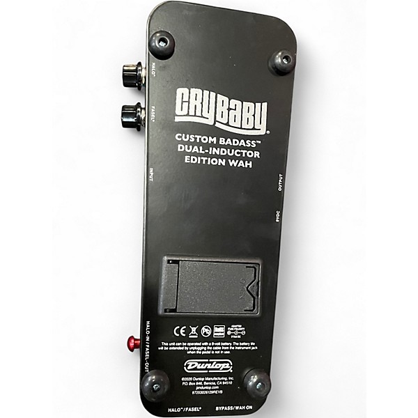 Used Dunlop CRYBABY CUSTOM BADASS Effect Pedal