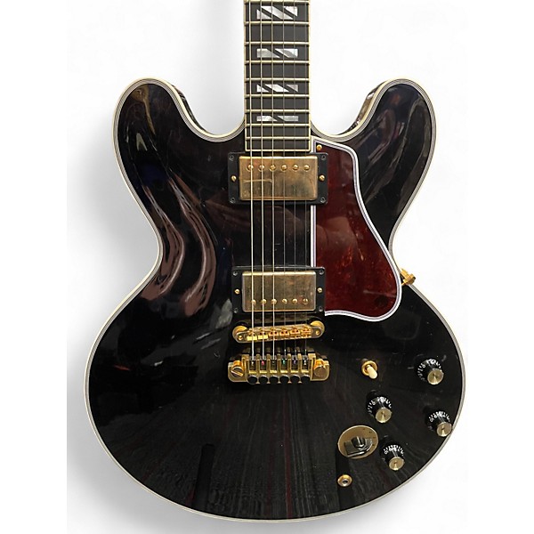 Used 2022 Gibson BB King Lucille Legacy Trans Black Hollow Body Electric Guitar