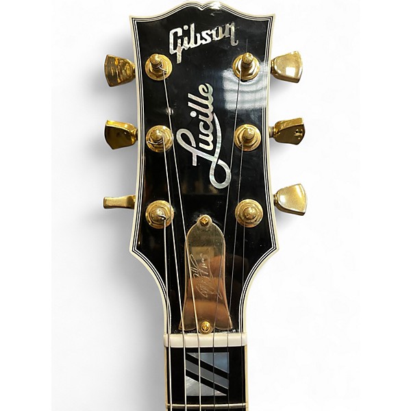 Used 2022 Gibson BB King Lucille Legacy Trans Black Hollow Body Electric Guitar