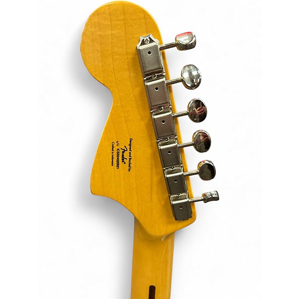 Used Squier CLASSIC VIBE JAGUAR Daphne Blue Solid Body Electric Guitar