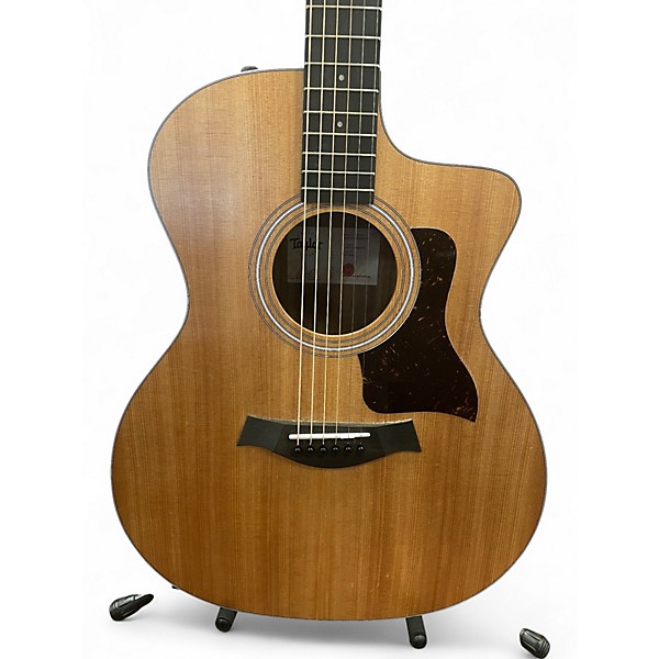 Used Taylor 214CE Natural Acoustic Electric Guitar Natural