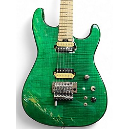 Used Fu Tone FU Pro Trans Green Solid Body Electric Guitar