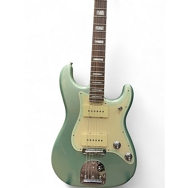 Used 2020 Fender Parallel Universe Vol II Jazz Stratocaster Mystic Surf Green Solid Body Electric Guitar